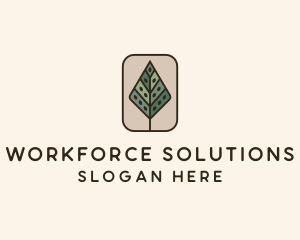 Landscaping Forest Tree logo design