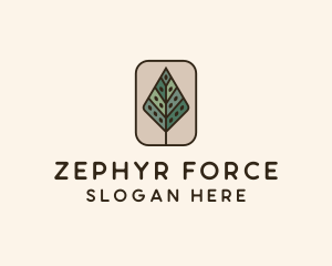 Landscaping Forest Tree logo design