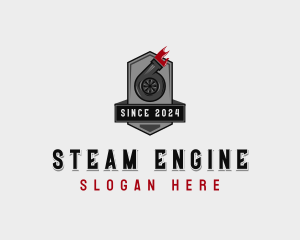 Automotive Turbo Engine logo design