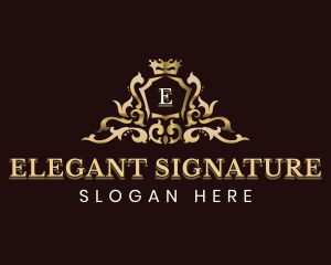 Elegant Royal Crest logo design