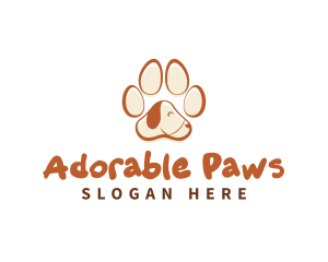 Paw Pet Dog logo design