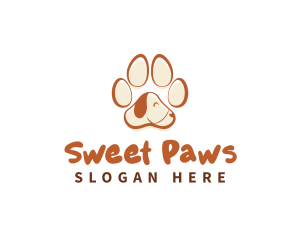 Paw Pet Dog logo design