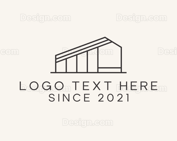 Storage Factory Building Architecture Logo