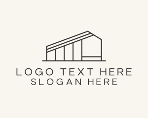 Storage Factory Building Architecture Logo