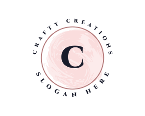 Classy Round Watercolor  logo design