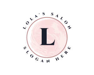 Classy Round Watercolor  logo design