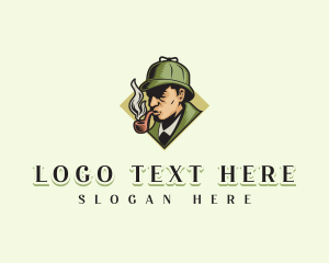 Detective Hat Cigarette logo