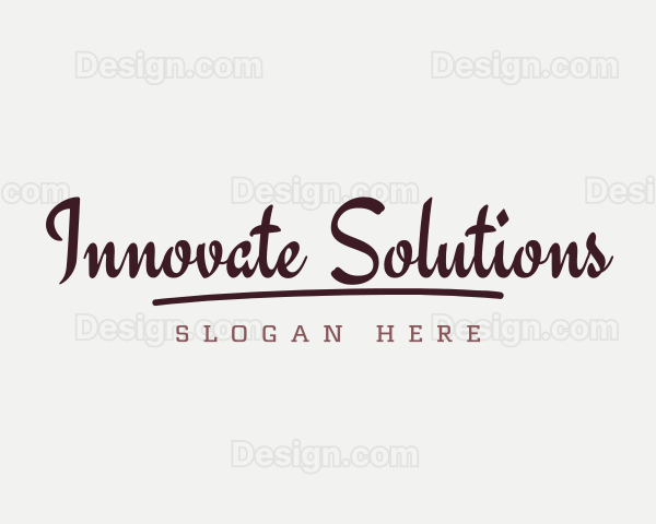 Underline Fashion Business Logo