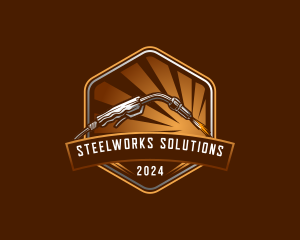 Welding Torch Fabrication logo design