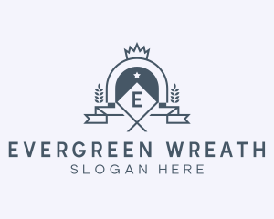 Wreath Crown Jewelry  logo design