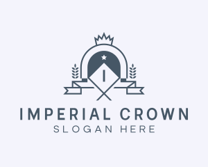 Wreath Crown Jewelry  logo design