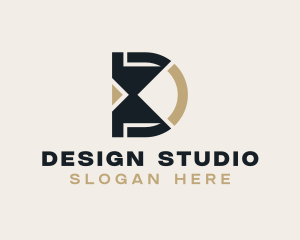 Interior Design Studio Letter D logo