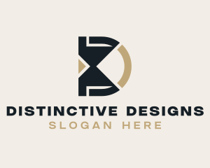 Interior Design Studio Letter D logo design