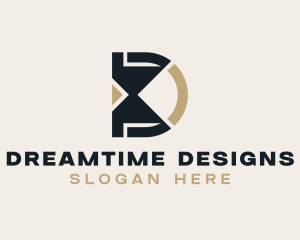Interior Design Studio Letter D logo design