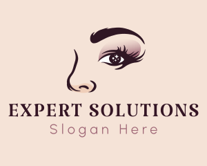 Makeup Eyelash Salon logo design