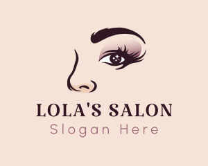 Makeup Eyelash Salon logo design