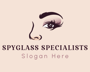 Makeup Eyelash Salon logo design