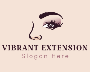 Makeup Eyelash Salon logo design