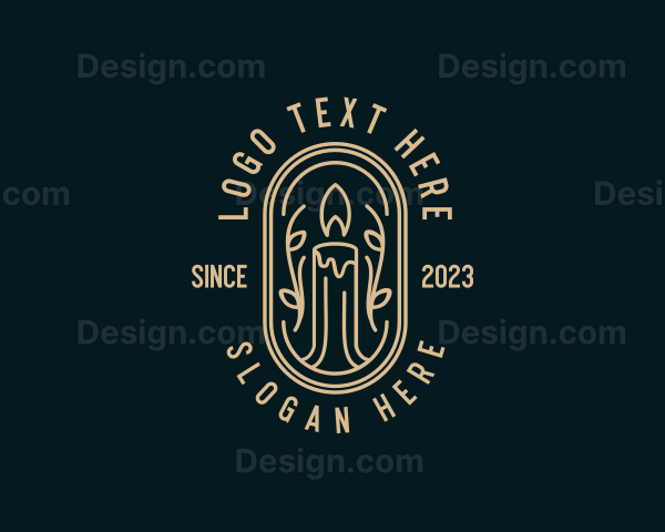 Candle Maker Candle Decor Logo