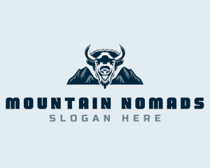 Wild Mountain Bufallo logo design