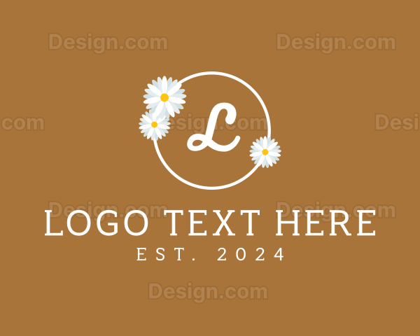 Sweet Daisy Flower Logo