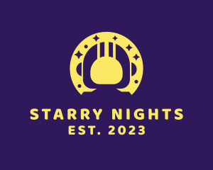 Yellow Space Astronaut logo