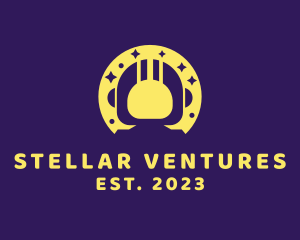 Yellow Space Astronaut logo