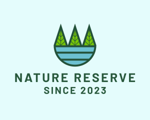 Nature Forest Lake logo design