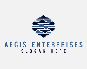 Digital Wave Tech Enterprise logo design