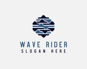 Digital Wave Tech Enterprise logo design