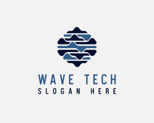 Digital Wave Tech Enterprise logo design