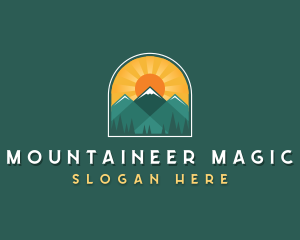 Sun Mountain Nature logo design