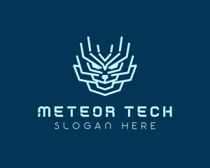 Tech Dragon Robot  logo design