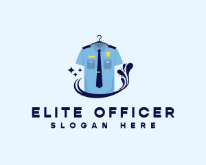 Police Uniform Laundromat logo