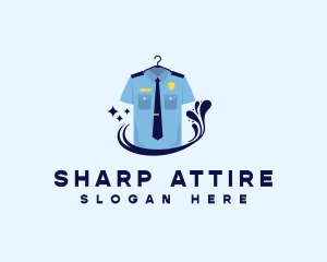 Police Uniform Laundromat logo