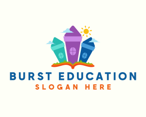 Kindergarten Education School logo design