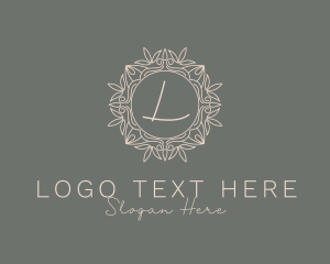 Ornamental Mandala Wreath logo