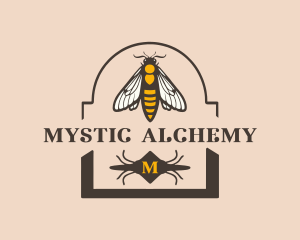 Entomology Mystical Insect logo design