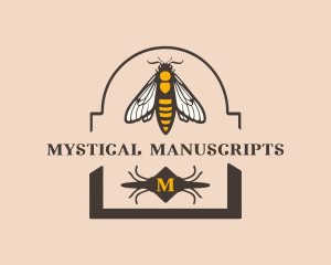 Entomology Mystical Insect logo design