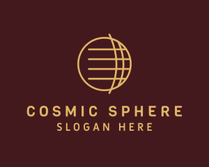 Modern Globe Sphere logo