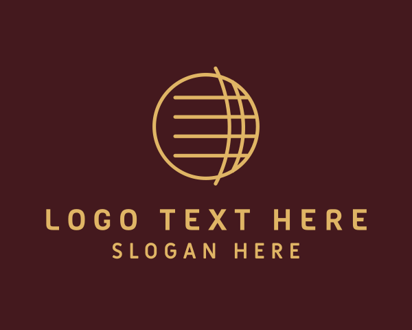 Globe logo example 2