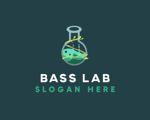 Vine Flask Laboratory logo design