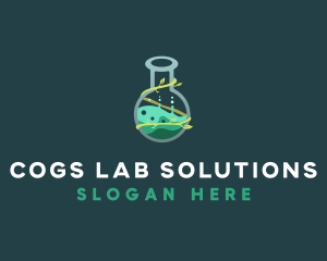 Vine Flask Laboratory logo design