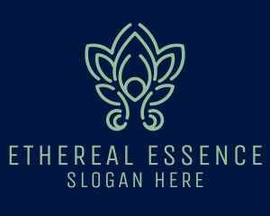 Aromatherapy Flower Oil  logo design