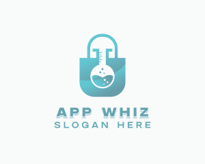 Laboratory Chemist App logo design