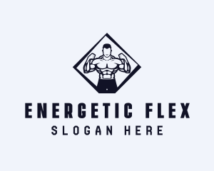 Strong Man Workout logo design