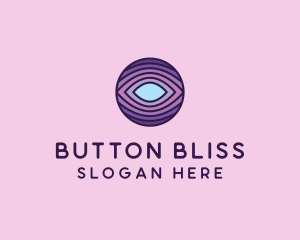 Visual Eye Optical Illusion  logo design