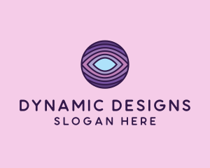 Visual Eye Optical Illusion  logo