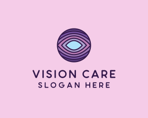 Visual Eye Optical Illusion  logo