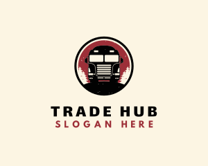 Vintage Trucking Logistics logo design